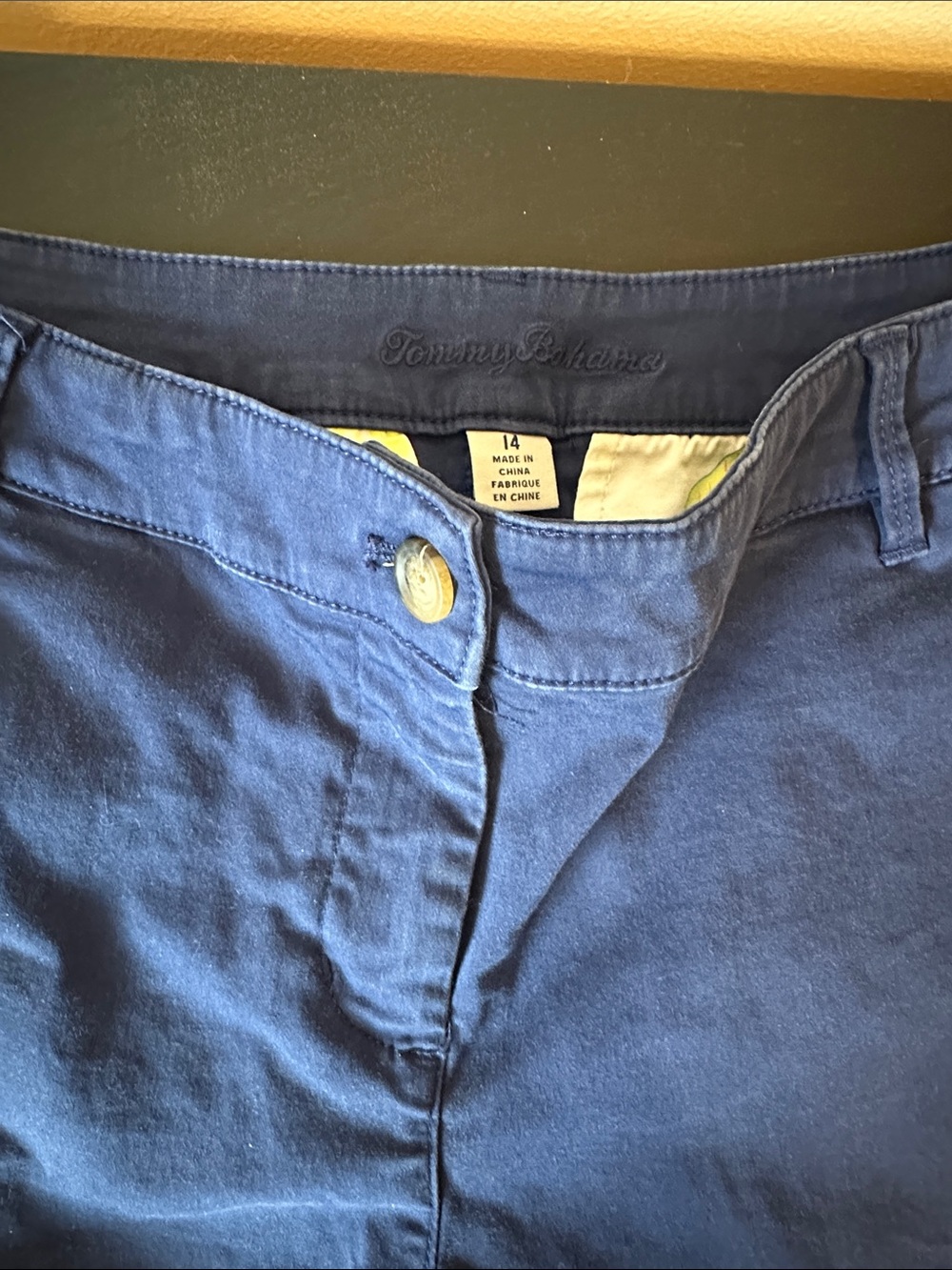 Tommy Bahama Deep Blue Casual Cotton Shorts